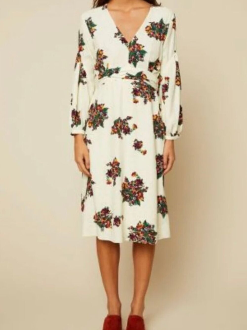 Ba&sh Midi Dress in Excellent Condition size 0 (XS)